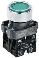 Кнопка LA167-BAF35 d22мм 1НО+1НЗ зел. IEK BBT20-BAF35-3-22-67-K06