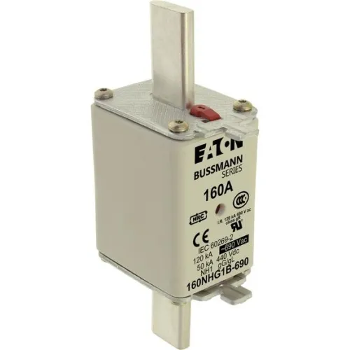 Предохранитель NH 160A 690В gG 1 двойн. индикация EATON 160NHG1B-690 фото 5