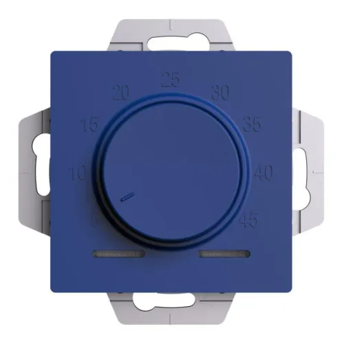 Термостат теплого пола электронный AtlasDesign 10А с датчиком механизм аквамарин SE ATN001135 фото 3