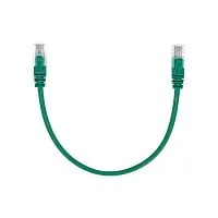 Патч-корд U/UTP CAT 5e RJ45-RJ45 26AWG LSZH зел. 0.3м Rexant 02-0106-03