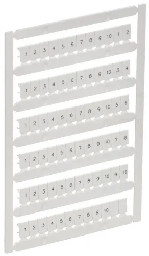 Маркер для CTS/CP 4кв.мм "1-10" ARMAFIX IEK AF-CT10D-M-004-01