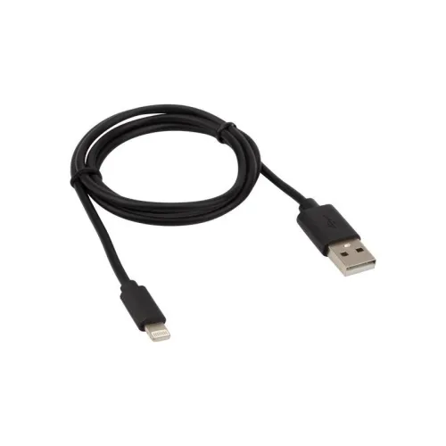 Кабель USB-A-Lightning для Apple 1А 1м ПВХ черн. Rexant 18-1122 фото 4