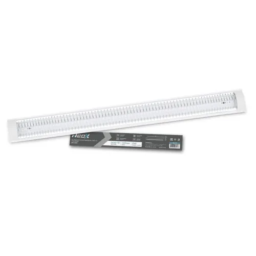 Светильник под светодиодную лампу SPO-405R 2xLED-Т8-1200 с решеткой G13 1200мм IP40 NEOX 4690612061177