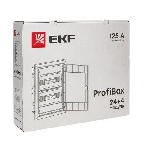 Щит распределительный "ProfiBox" 24+4 модуля IP41 встраив. PROxima EKF profibox-24+4 фото 11
