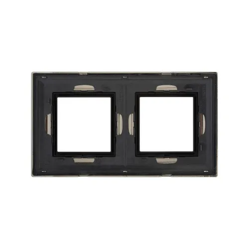 Рамка 2-м 4мод. Avanti метал. никелир. DKC 4409854 фото 2