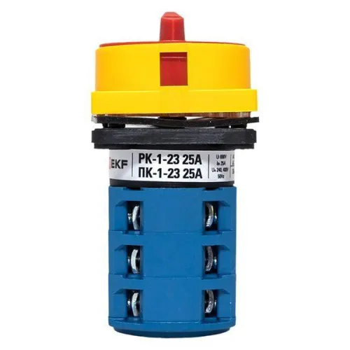 Переключатель кулачковый ПК-1-23 25А 3п "1-0-2" с блокировкой IP65 PROxima EKF pk-1-23-25-a65 фото 4