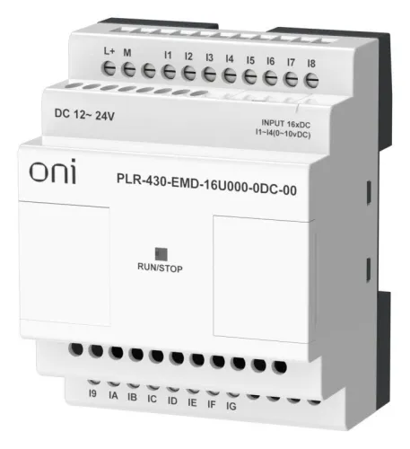Модуль расширения входов выходов ПЛК 430 12 DI 4 UI (0-10В/DI) 24В DC ONI PLR-430-EMD-16U000-0DC-00 фото 4