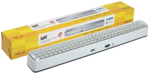Светильник ДБА 3927 аккумулятор 15ч 9Вт IEK LDBA0-3927-90-K01 фото 2