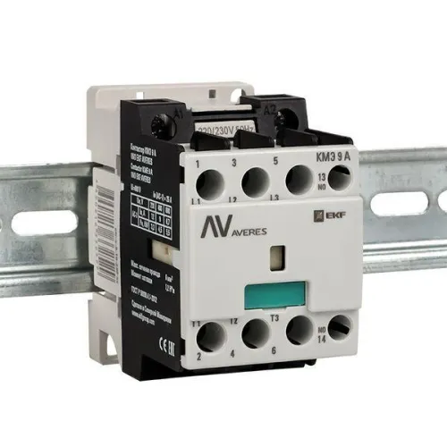 Контактор КМЭ 9А кат. 230В AC 1НЗ AVERES EKF ctr-s-9-01-230-av фото 2