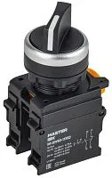 Переключатель 2 полож. 1НО+1НЗ длин. ручка черн. MASTER IEK MI-SW60-11XB2-3-25-2-K02