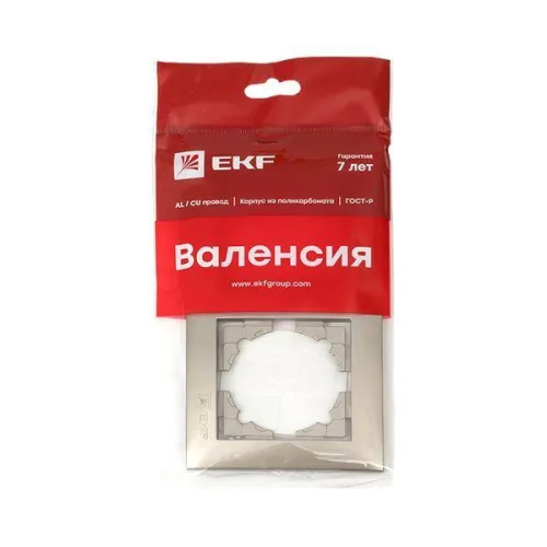 Рамка 2-м Валенсия кашемир EKF EWM-G-302-40 фото 2