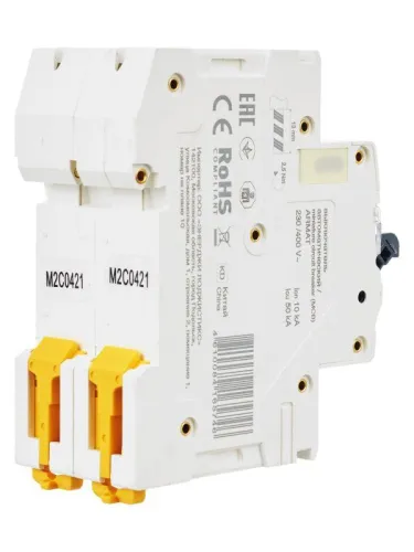 Выключатель автоматический модульный 2п C 4А M10N ARMAT IEK AR-M10N-2-C004 фото 9