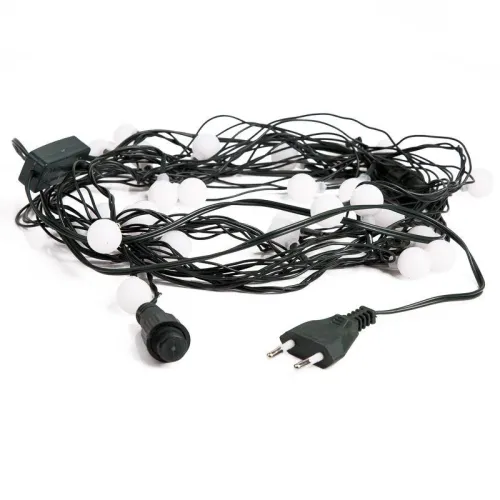 Гирлянда светодиодная "Шарики" 5м d18мм 30LED RGB 3.6Вт 220-240В IP20 провод ПВХ темн. зел. Neon-Night 303-549 фото 8