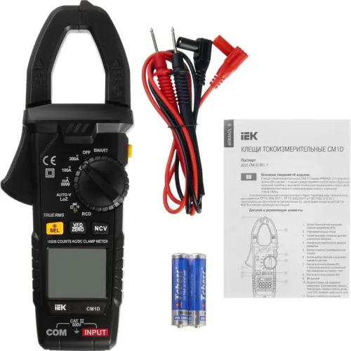 Клещи токоизмерительные CM1D ARMA2L 5 IEK A2L5-CM14-01 фото 5