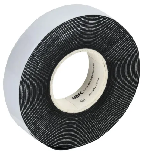 Изолента полупроводящая 0.76х19мм 13 MIXTAPE 7 резиновая (рул.5м) IEK MT7-IZ33-C076-19-05