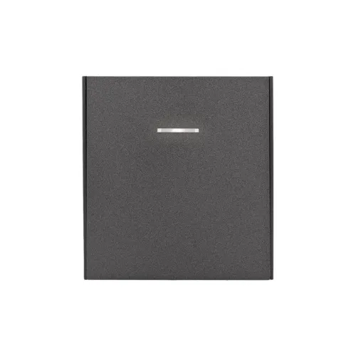 Выключатель 1-кл. СП STRONG MIELE 10А с подсветкой графит Kranz KR-78-0713-6