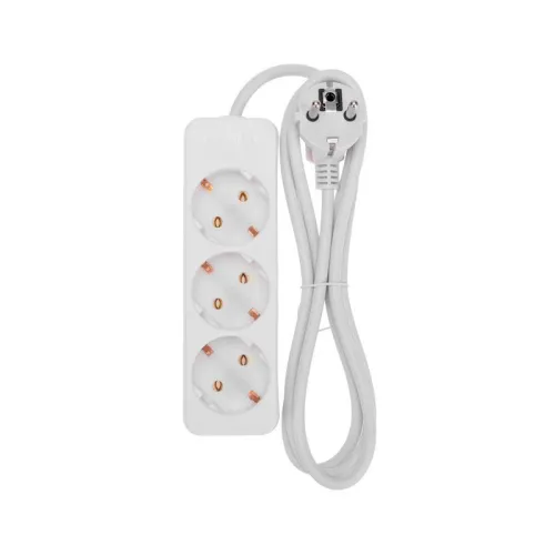 Удлинитель 3х1.5м с заземл. 3х0.75 бел. PROCONNECT 13-4208 фото 2