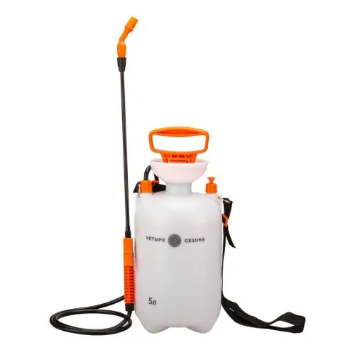 Опрыскиватель садовый помповый для растений и цветов 5л ЧЕТЫРЕ СЕЗОНА 62-0244 фото 2