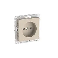 Розетка AtlasDesign 16А без заземл. защ. шторки быстрозажим. клем. механизм песочн. SE ATN001249S
