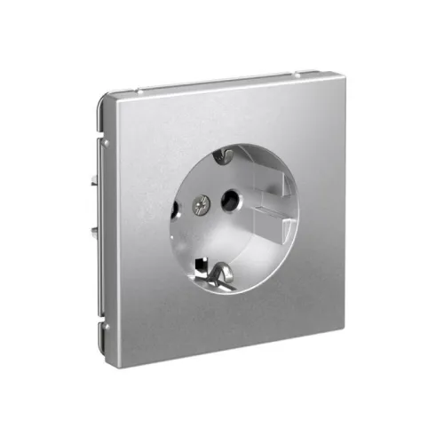 Розетка ArtGallery 16А с заземл. быстрозажим. клем. механизм алюм. SE GAL000343S фото 2