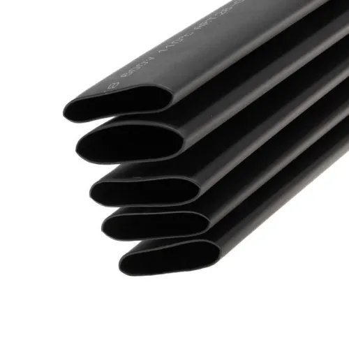 Трубка термоусадочная двустенная клеевая 24/8 (3:1) черн. 1м Rexant 26-0024 фото 5