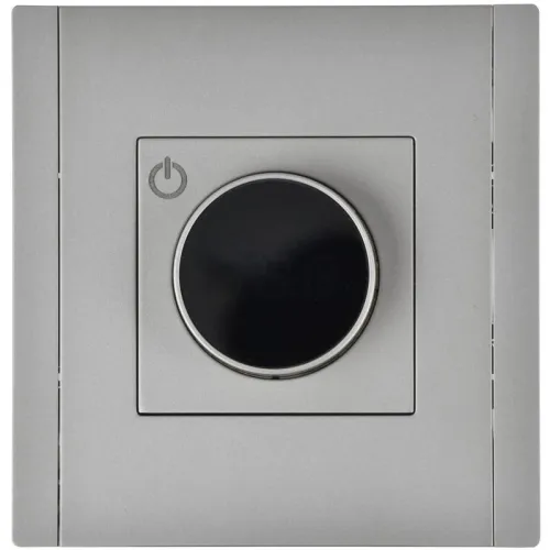 Термостат электронный FORTE&PIANO FP552 с индикацией сталь IEK FP-RT11-K46 фото 2