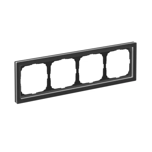 Рамка 4-м ArtGallery Pure матов. органич. стекло черн. SE GAL331004 фото 5