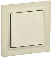 Выключатель 1-кл. СП BRITE ВСР10-1-0-БрКр 10А в сборе беж. IEK BR-V10-0-10-K10-F