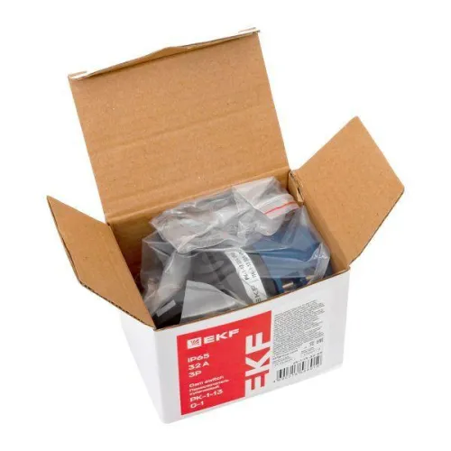 Переключатель кулачковый ПК-1-13 3п 32А "0-1" IP65 EKF pk-1-13-32-65 фото 4