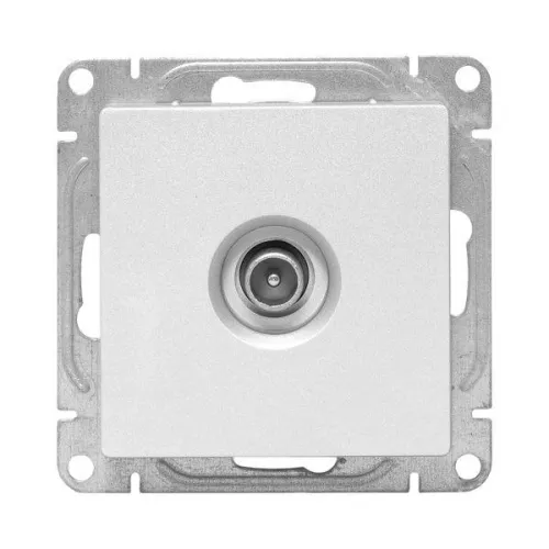 Розетка телевизионная проходная TV СП Эпика механизм алюм. EKF UP1-SOA-TV-2 фото 2