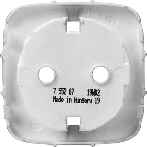 Панель лицевая Valena Allure для розетки 2К+З алюм. Leg 755207 фото 4