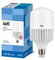 Лампа светодиодная HP 120Вт 6500К E40 с патроном подвес. керам. IEK LLE-HP-120-65-E40-EPC30