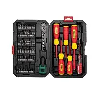 Набор отверток диэлектрических 76 предметов Rexant 12-4771-3