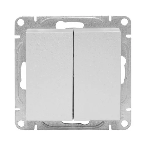 Выключатель перекрестный 2-кл. СП Эпика механизм алюм. EKF UP1-SWA-22 фото 2