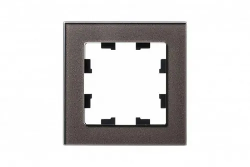 Рамка 1-м AtlasDesign Nature стекло мокко SE ATN320601 фото 4