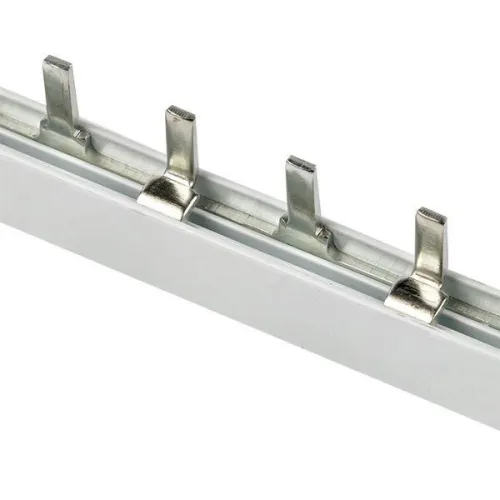 Шина соединительная типа PIN для 2-ф нагр. 100А 54 мод. (дл.1м) EKF pin-02-100 фото 3