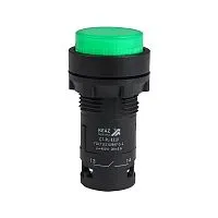 Кнопка с подсветкой OptiSignal Compact D22 С7-PL-B310 зел. 1НО 24В AC/DC XB7NW33B1 КЭАЗ 362090