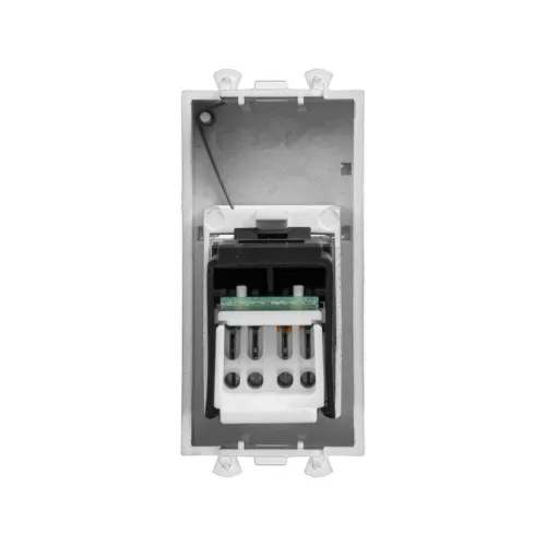Розетка компьютерная 1мод. Avanti "Закаленная сталь" RJ45 кат.5E модульная DKC 4404461 фото 3