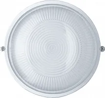 Светильник ЛОН 94 802 NBL-R1-60-E27/WH 1х60Вт E27 IP54 (аналог НПБ 1301 бел. круг 60Вт) Navigator 94802