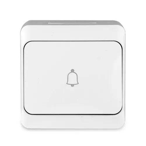 Кнопка звонка ОП Nix 10А IP54 250В бел. TOKOV ELECTRIC TKE-NX-DB-C01-IP54 фото 2