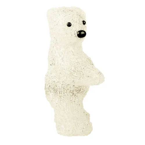 Фигура светодиодная акриловая "Медвежонок" 12х22х13см 10LED бел. 0.5Вт 4.5В IP20 элементы питания 3хAAA (не в компл.) Neon-Night 513-311 фото 2