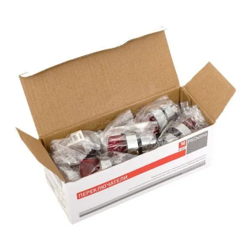 Механизм переключателя исполнительный ХB4 красн. на 3 положения возвратный без фиксации с подсветкой с короткой ручкой PROxima EKF XB4BD3L-R фото 10