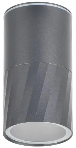 Светильник 5222 GU10 IP65 уличный потолочный сер. IEK LT-UPU0-5222-GU10-1-K03