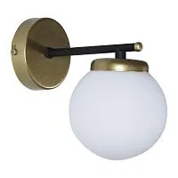 Светильник "Злата" 511 (плафон 8728) НББ 01-25-101 G9 [ИМ] настен. черн.зол. Элетех 1005405282