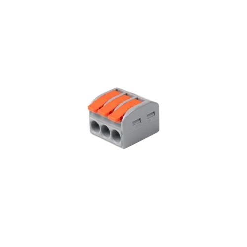 Клемма монтажная СМК PTC-3P 463 BL/3 450В 41А 0.5-6.0кв.мм JazzWay 5073845 фото 2