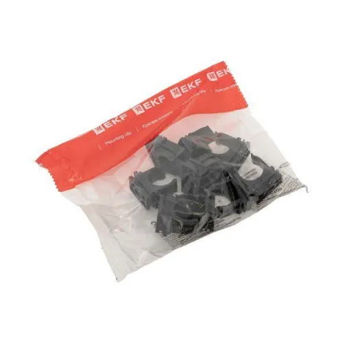 Держатель для труб (клипса) для ручного монтажа d20мм черн. Plast (уп.10шт) EKF derj-z-20sb фото 8