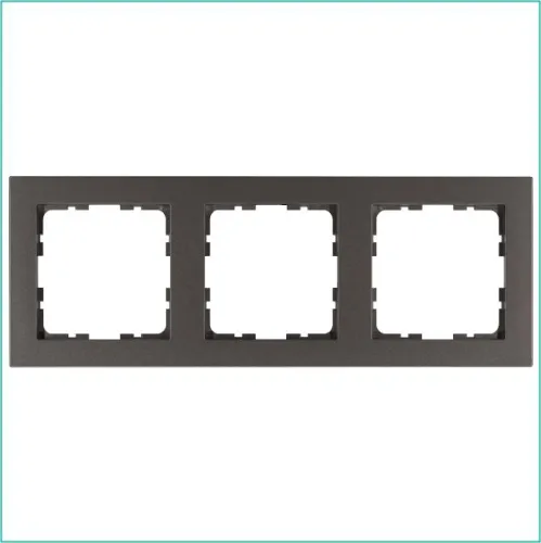 Рамка 3-м G-Classic мокко Jasmart G1003Z