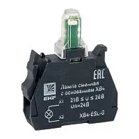 Лампа сменная с основанием XB4 зел. 24В PROxima EKF XB4-ESL-G