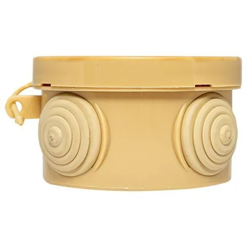 Коробка распаячная КМР-040-038 с крышкой 65х40 4 мембранных ввода IP54 свет. дерево PROxima EKF plc-kmr-040-038-s фото 3