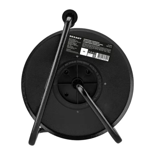 Удлинитель на метал. катушке 4х50м с заземл. IP44 КГ 3х2.5кв.мм с выключателем с защ. крышками Rexant 13-5016 фото 5